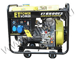 Дизельный генератор ET Power ET6500E3